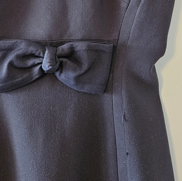 Kate Spade Cap Sleeve Bow Accent Mini Black Classic Womens Dress Size 4. - Picture 13 of 15